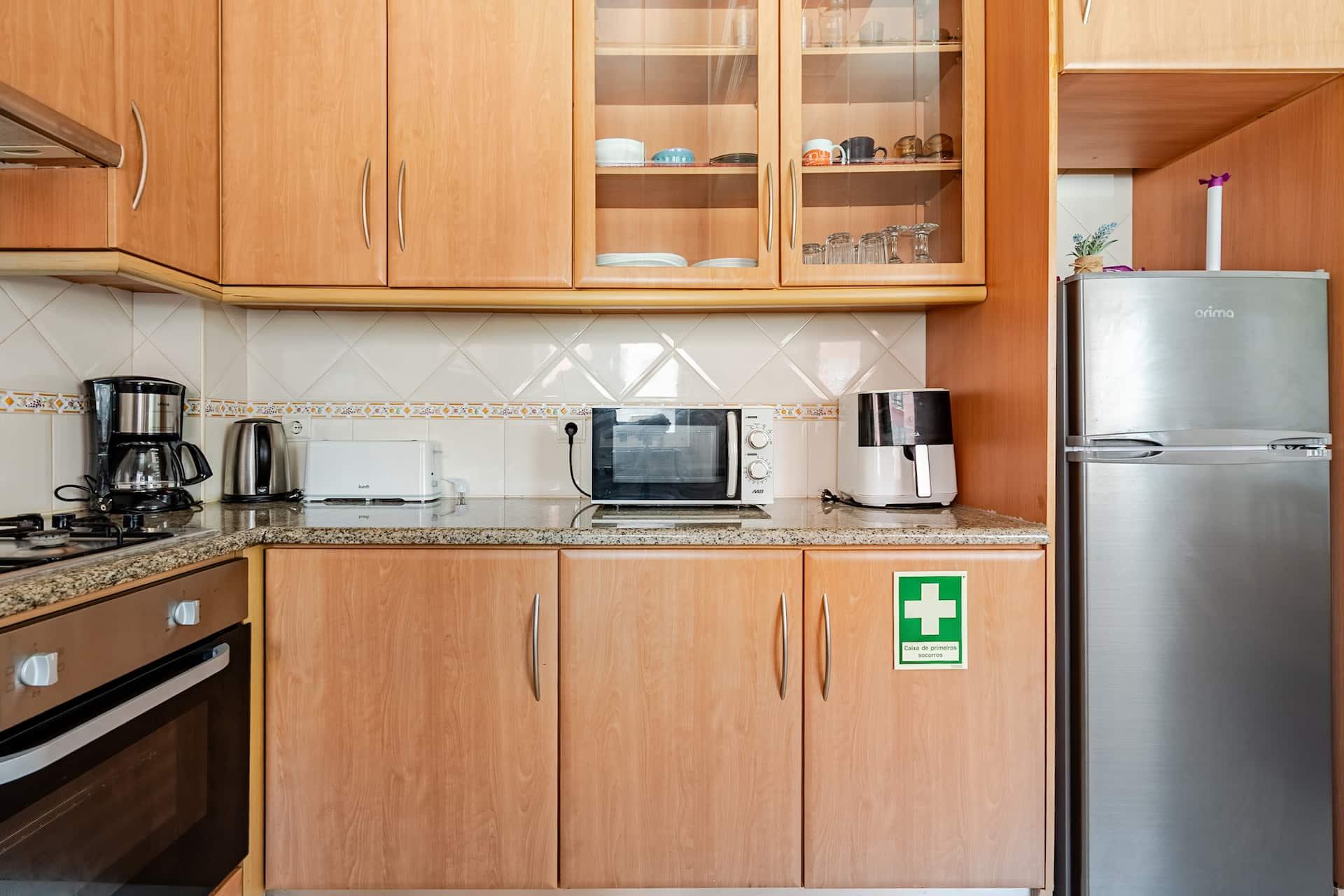 Apartamento Bay em Peniche — cozinha equipada