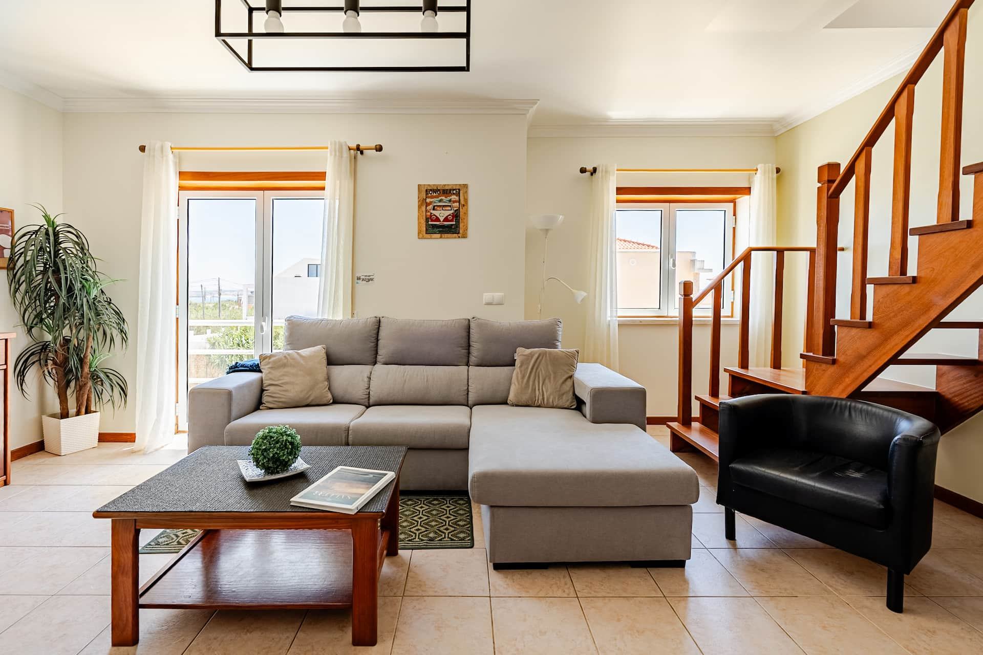 Apartamento SurfPeniche Ocean View em Peniche — sala de estar
